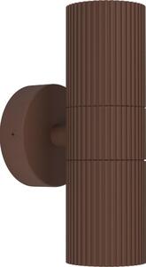 Eglo 902041 - Applique da esterno TOMELLOSO 2xGU10/28W/230V IP44 marrone