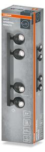 Osram - Faretto SPOT SPHERAL 4xGU10/6W/230V nero