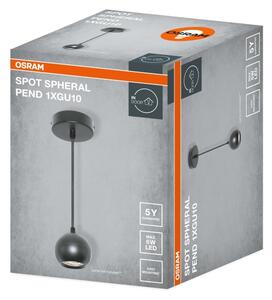 Osram - Sospensione a cavo SPOT SPHERAL 1xGU10/6W/230V nero