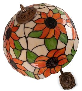 Brilagi - lampada da terra in stile Tiffany in vetro colorato SUNFLOWER 2xE27/60W/230V