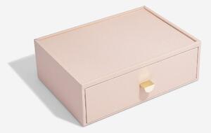 Organizzatore per cosmetici da bagno rosa chiaro - Stackers