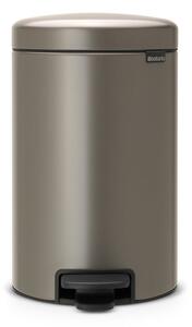 Bidone grigio in acciaio 12 l NewIcon - Brabantia
