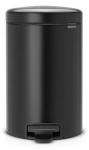 Bidone in acciaio nero opaco 12 l NewIcon - Brabantia