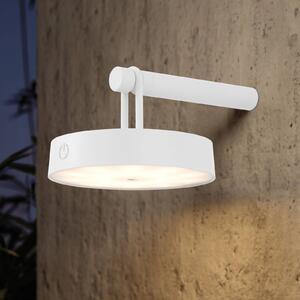 JUST LIGHT. Applique a LED Arma, bianco, plastica IP44