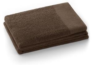 Asciugamano tipo terry marrone in cotone 30x50 cm Amari – Restilo