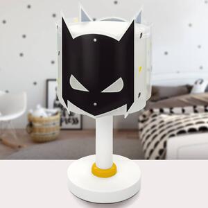 Lampada da tavolo Dalber Dark Hero, bianco/nero, altezza 30 cm