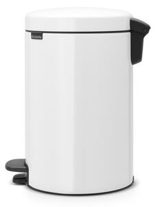 Bidone in acciaio bianco 12 l NewIcon - Brabantia