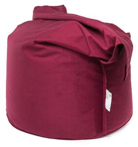 Pouf cuscino sacco in tessuto velluto velour sfoderabile