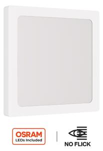 Plafoniera LED Quadrata 30W 3.000lm no Flickering 300x300mm - OSRAM LED Colore Bianco Caldo 3.000K