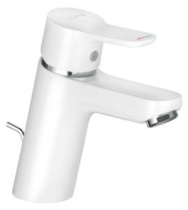 Kludi Pure&Easy - Miscelatore da lavabo, con sistema di scarico, cromo/bianco 373829165