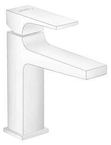 Hansgrohe Metropol - Miscelatore da lavabo, con sistema di scarico Push-Open, bianco opaco 32507700
