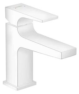 Hansgrohe Metropol - Miscelatore da lavabo, con sistema di scarico Push-Open, bianco opaco 32500700