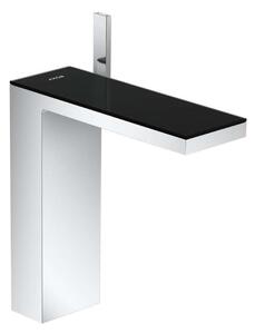 Axor MyEdition - Miscelatore da lavabo con sistema di scarico Push-Open, cromo/vetro nero 47020600