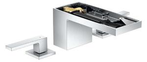 Axor MyEdition - Miscelatore a 3 fori per lavabo, con sistema di scarico Push-Open, cromato/senza piastra di copertura 47052000