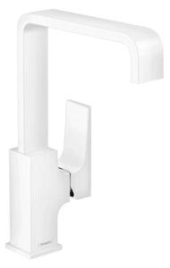 Hansgrohe Metropol - Miscelatore da lavabo, con sistema di scarico Push-Open, bianco opaco 32511700