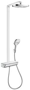 Hansgrohe Raindance Select E - Set doccia Showerpipe 300 con termostato, 2 getti, EcoSmart 9 l/min, cromato 27282000