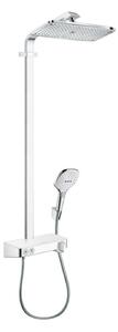 Hansgrohe Raindance Select E - Set doccia Showerpipe 360 con termostato ShowerTablet Select 300, bianco/cromato 27288400