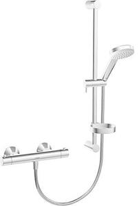 Hansa Unita - Sistema doccia con miscelatore termostatico e set di rinnovo doccia ECO, cromato 48130121