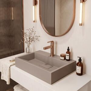 Lavabo in conglomerato Rea GOYA TAUPE 50CM