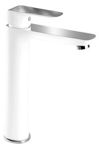 Novaservis Nobless Tina - Miscelatore da lavabo, con sistema di scarico, bianco/cromo 38503,1