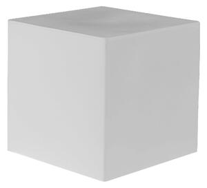Pouf da Giardino 50x50 cm in Resina Arkema Iris Pouf Bianco