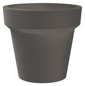 Vaso Ø115x105 cm in Resina Arkema POT M Dove Gray