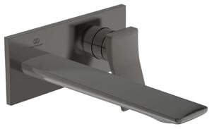 Ideal Standard Conca Tap - Miscelatore ad incasso per lavabo, sporgenza 220 mm, Magnetic Grey A7372A5