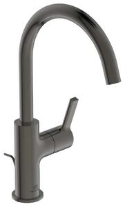 Ideal Standard Joy - Miscelatore da lavabo con sistema di scarico, Magnetic Grey BC777A5
