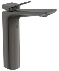 Ideal Standard Conca Tap - Miscelatore da lavabo con sistema di scarico, Magnetic Grey BC757A5