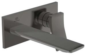 Ideal Standard Conca Tap - Miscelatore ad incasso per lavabo, sporgenza 180 mm, Magnetic Grey A7371A5