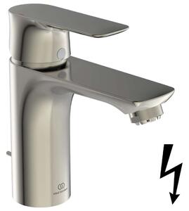 Ideal Standard Connect Air - Miscelatore da lavabo con sistema di scarico, Silver Storm A7022GN