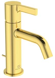 Ideal Standard Joy - Miscelatore da lavabo con sistema di scarico, Brushed Gold BC775A2