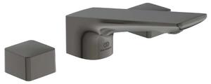 Ideal Standard Conca Tap - Miscelatore da lavabo, montaggio a 3 fori, con sistema di scarico, Magnetic Grey BC759A5