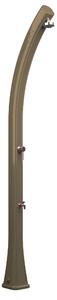 Doccia Solare da Esterno Giardino 23L Miscelatore e Lavapiedi Arkema Happy Dove Grey