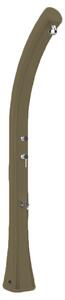 Doccia Solare da Giardino 35L Miscelatore e Lavapiedi e Temporizzatore Arkema Happy XL Dove Gray