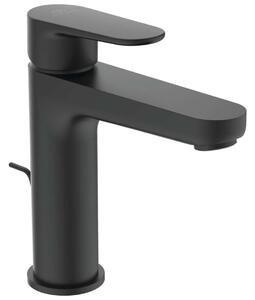 Ideal Standard Cerafine O - Miscelatore per lavabo, con sistema di scarico, nero BC699XG