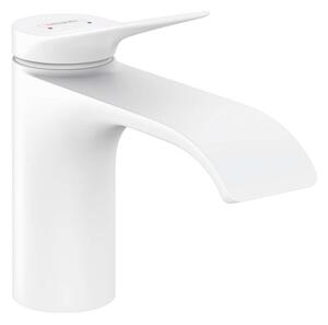 Hansgrohe Vivenis - Miscelatore da lavabo 80, con sistema di scarico, EcoSmart, bianco opaco 75010700