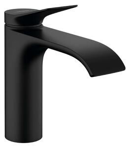 Hansgrohe Vivenis - Miscelatore da lavabo 110, con sistema di scarico, EcoSmart, nero opaco 75020670
