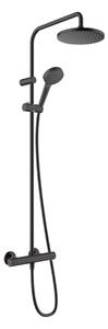 Hansgrohe Vernis Blend - Set doccia Showerpipe 200 con termostato, nero opaco 26276670
