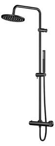 Steinberg 390 - Set doccia termostatico, diametro 220 mm, nero 390 2721 S