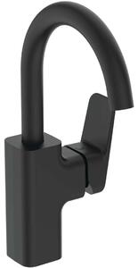 Ideal Standard CeraPlan - Miscelatore da lavabo con braccio di erogazione girevole, nero BD234XG