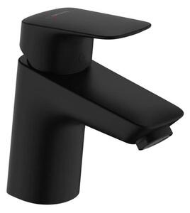 Hansgrohe Logis - Miscelatore da lavabo, con sistema di scarico, EcoSmart, nero opaco 71070670
