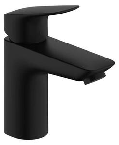 Hansgrohe Logis - Miscelatore da lavabo, con sistema di scarico, EcoSmart, nero opaco 71100670