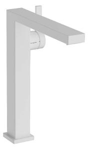 Hansgrohe Tecturis E - Miscelatore da lavabo, con sistema di scarico Push-Open, CoolStart, EcoSmart, bianco opaco 73070700