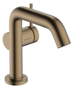 Hansgrohe Tecturis S - Miscelatore da lavabo con sistema di scarico, CoolStart, EcoSmart, color bronzo spazzolato 73323140