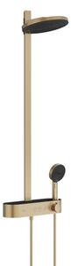 Hansgrohe Pulsify S - Set doccia termostatico, diametro 26 cm, 3 getti, EcoSmart, bronzo spazzolato 24241140