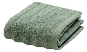 Asciugamano tipo terry verde in cotone 30x50 cm Maya – douceur d'intérieur