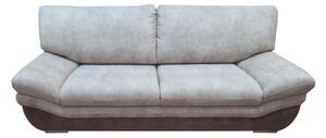 DecHome Divano 2 Posti Moderno in Ecopelle Dimensioni 195x100x95 cm colore Grigio chiaro/scuro - Magonza