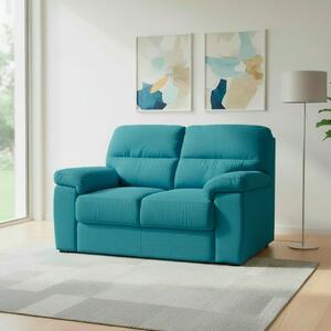 DecHome Divano 2 Posti Moderno in Tessuto Antimacchia Dimensioni 160x98x92 cm colore Verde Acqua - Alenda