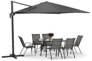 Ombrellone Garden Point antracite Siena 3x3m
